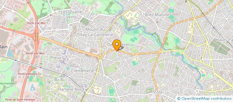 localisation de l'entreprise SCCV CERVANTES à NANTES