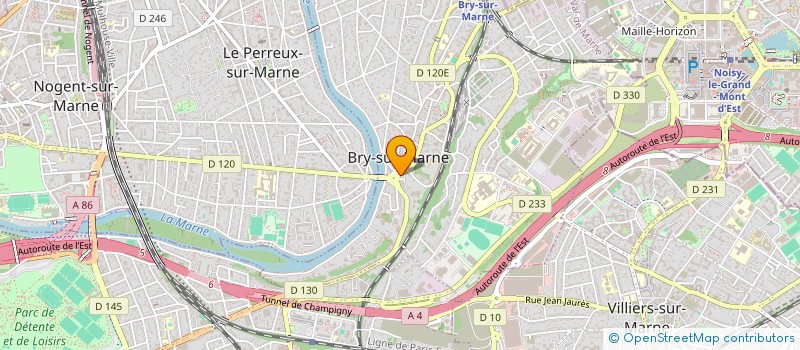 localisation de l'entreprise SCCV CHAMPAGNE  BRY-SUR-MARNE