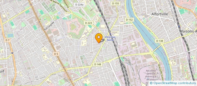 localisation de l'entreprise SCCV CHARLES TELLIER à VITRY-SUR-SEINE