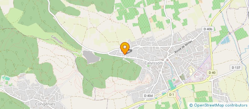 localisation de l'entreprise SCCV  CHASSELAS  CALVISSON