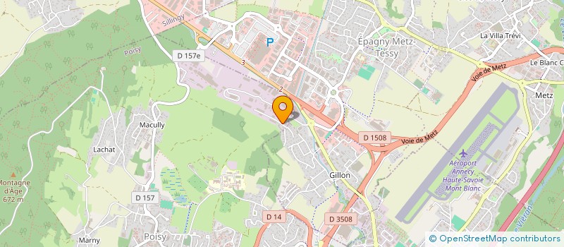 localisation de l'entreprise SCCV CHATILLON-SUR-CLUSES  POISY