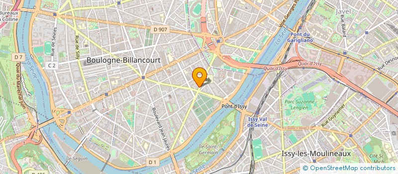 localisation de l'entreprise SCCV CHATOU 221 LANDES à BOULOGNE-BILLANCOURT