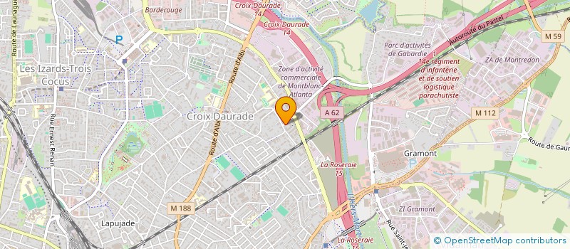 localisation de l'entreprise SCCV CHAUBET à TOULOUSE