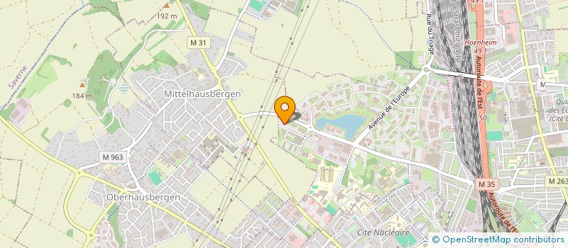 localisation de l'entreprise SCCV CHAVIGNY OME 2023  SCHILTIGHEIM