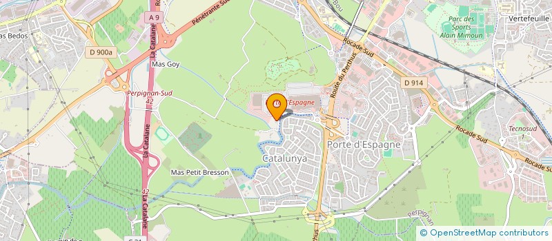 localisation de l'entreprise SCCV CHEFDEBIEN ACCUEIL  PERPIGNAN