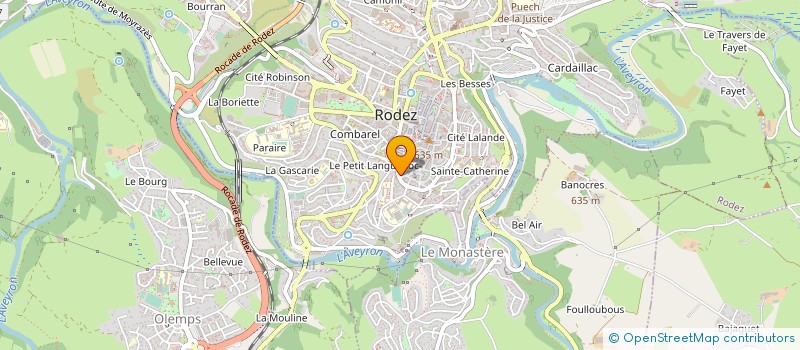 localisation de l'entreprise SCCV CHEMIN DE SALABRU à RODEZ