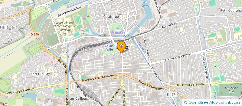 localisation de l'entreprise SCCV CHEVAL GRIS  CALAIS