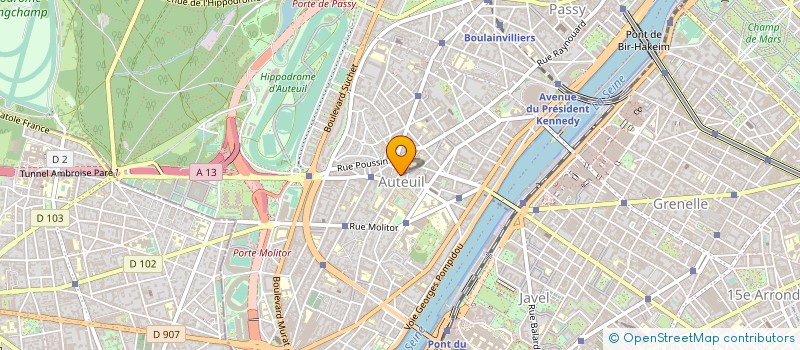 localisation de l'entreprise SCCV CHEZINE  PARIS