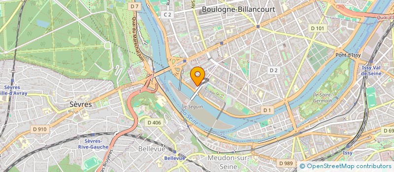 localisation de l'entreprise SCCV CHOISY LOUIS LUC B1  BOULOGNE-BILLANCOURT