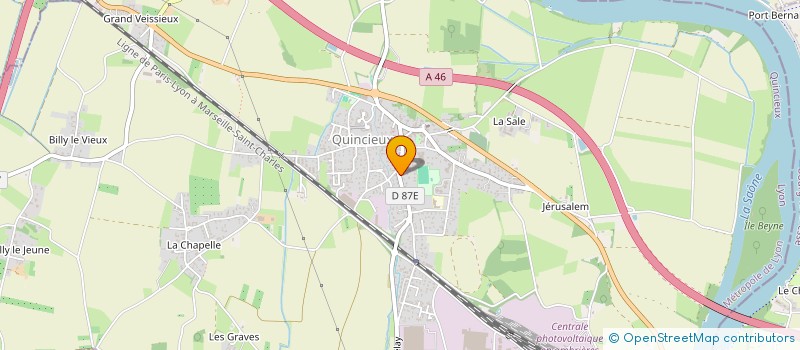 localisation de l'entreprise SCCV CHUEL ROANNE 2022 à QUINCIEUX