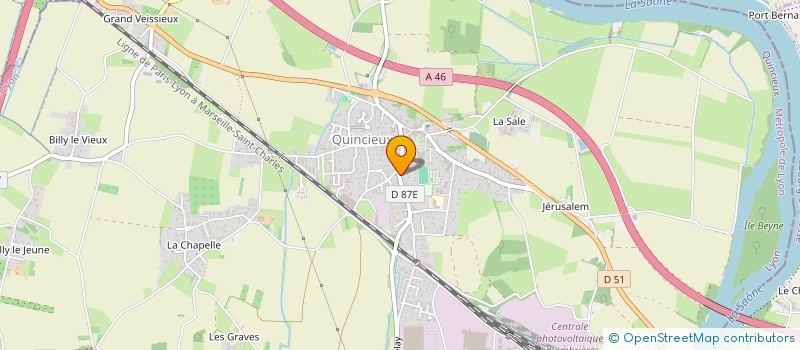 localisation de l'entreprise SCCV CHUEL ZOLA 2020 à QUINCIEUX