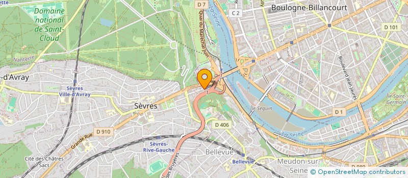 localisation de l'entreprise SCCV CLAMART 1 à BOULOGNE-BILLANCOURT