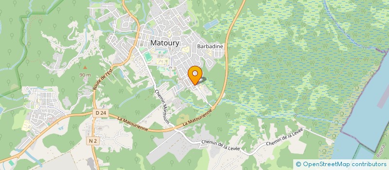 localisation de l'entreprise SCCV CLAUDE à MATOURY