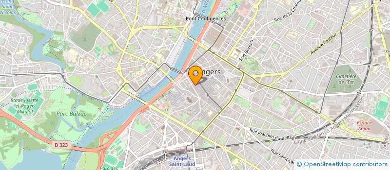 localisation de l'entreprise SCCV CLAVEAU à ANGERS