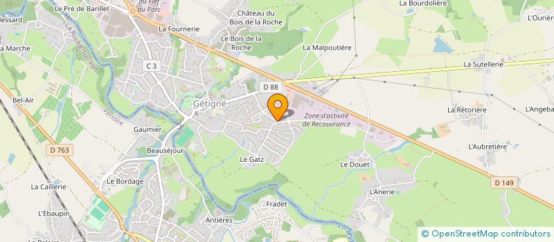 localisation de l'entreprise SCCV CLOS DE L'OCEAN  BOUSSAY