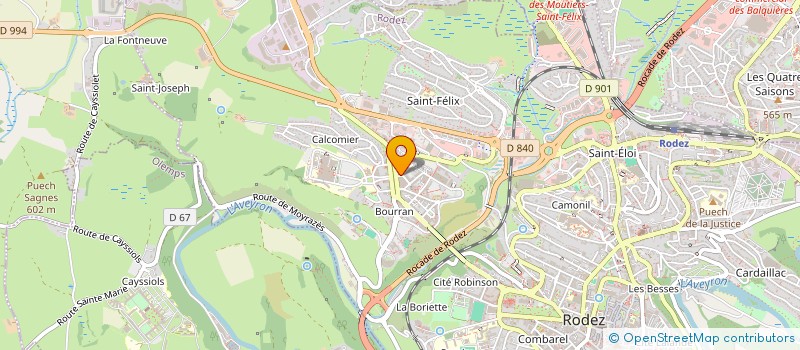 localisation de l'entreprise SCCV CLOS DE NAYRAC  RODEZ