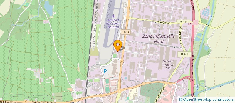 localisation de l'entreprise SCCV CLOS DES AUBEPINES  COLMAR