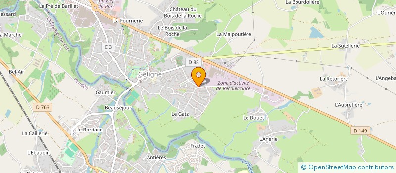 localisation de l'entreprise SCCV CLOS DU PARADIS  BOUSSAY