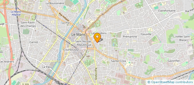 localisation de l'entreprise SCCV CLOS VILLA-BELLE à LE MANS