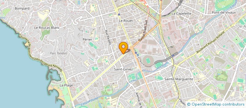 localisation de l'entreprise SCCV COEUR DE MONTGENEVRE  MARSEILLE