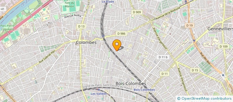 localisation de l'entreprise SCCV COLOMBES VILLAS VICTOR HUGO  COLOMBES