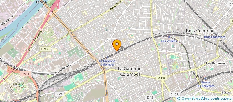localisation de l'entreprise SCCV COLOMBES VOIES DU BOIS  COLOMBES