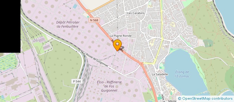 localisation de l'entreprise SCCV COTE PLAGE à FOS-SUR-MER