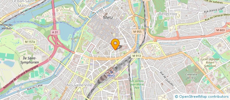 localisation de l'entreprise SCCV COTEAUX 23  METZ