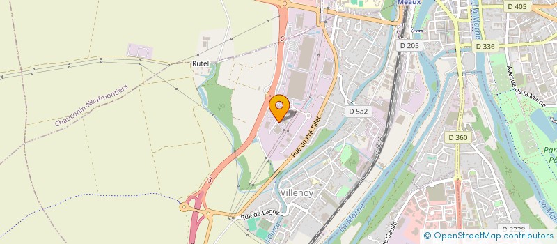 localisation de l'entreprise SCCV COULOMMIERS GASTELLIER  VILLENOY