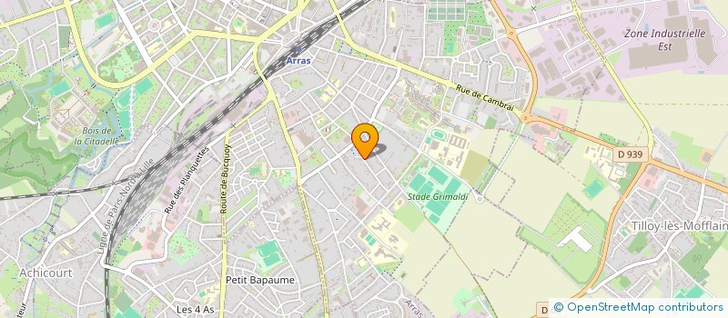 localisation de l'entreprise SCCV COUR BAUDIMONT à ARRAS