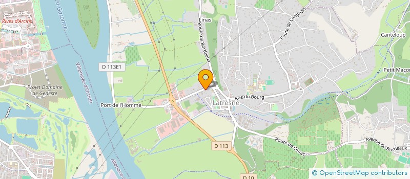 localisation de l'entreprise SCCV COUTRAS GAMBETTA  LATRESNE