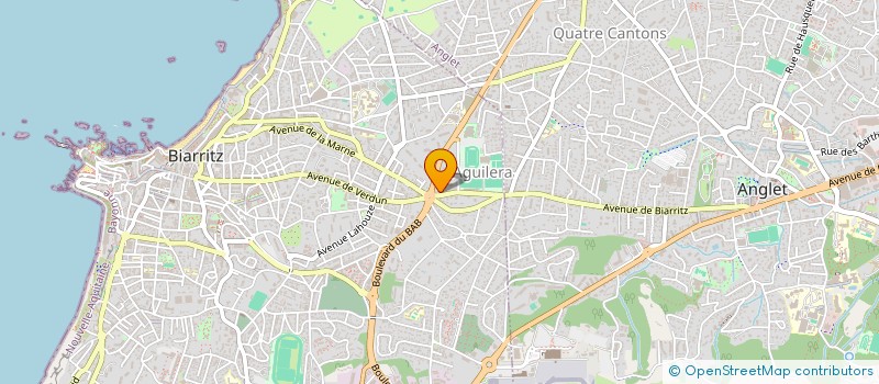 localisation de l'entreprise SCCV COVENTRY à BIARRITZ
