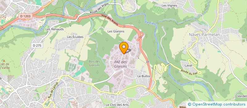 localisation de l'entreprise SCCV CPAA ALLONZIER CAILLE  ANNECY