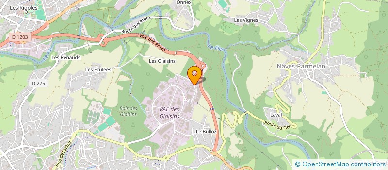 localisation de l'entreprise SCCV CPAA SAMOENS FORESTIERS  ANNECY