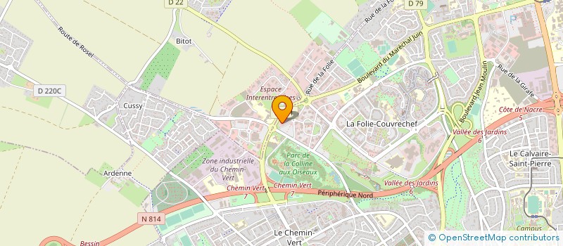 localisation de l'entreprise SCCV CREADIMM SANTE 4 à CAEN