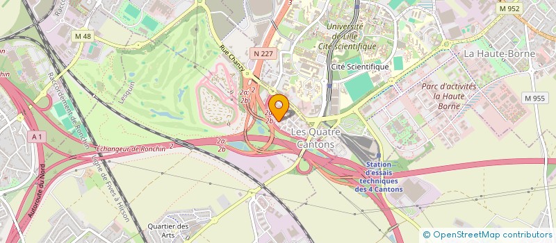 localisation de l'entreprise SCCV CROIX ALPHA  LEZENNES