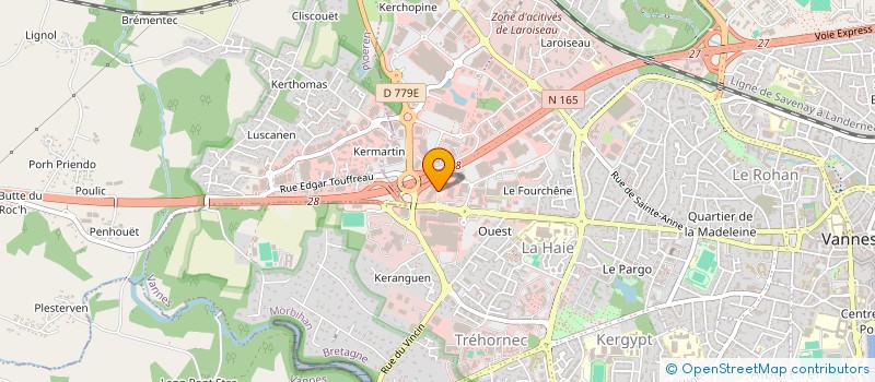 localisation de l'entreprise SCCV CROIX BLANCHE à VANNES