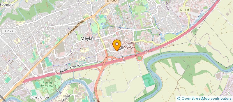 localisation de l'entreprise SCCV CROIZAT 164  MEYLAN
