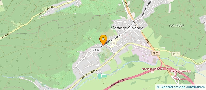 localisation de l'entreprise SCCV D'OYRE  MARANGE-SILVANGE