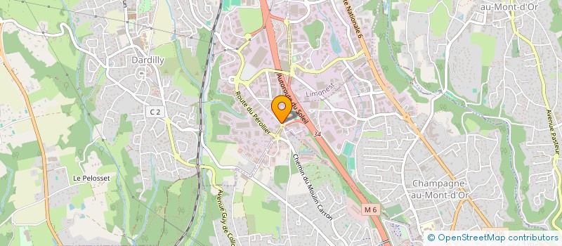 localisation de l'entreprise SCCV DARDILLY - CHEMIN DU PANORAMA  DARDILLY