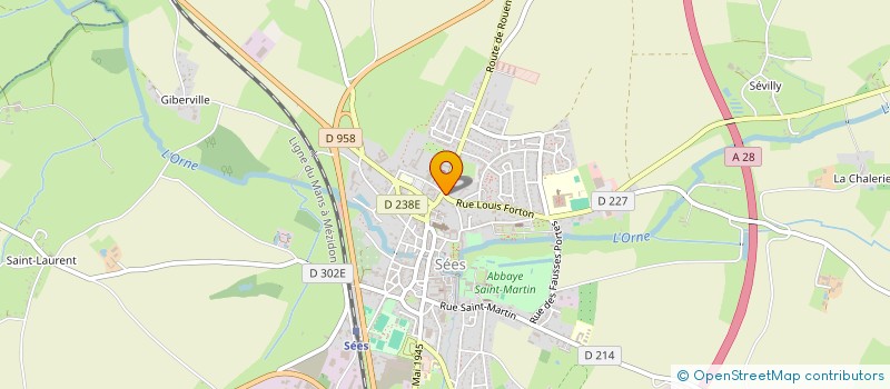 localisation de l'entreprise SCCV DAVESCA à SEES