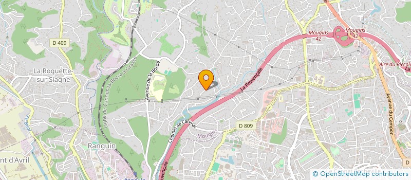 localisation de l'entreprise SCCV DAVIDE à MOUGINS