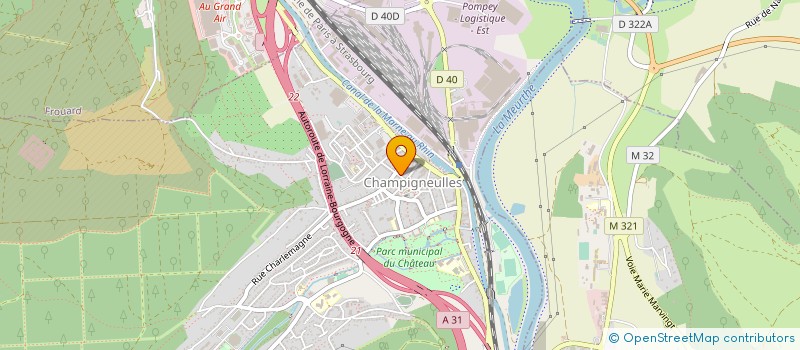 localisation de l'entreprise SCCV DAZA  CHAMPIGNEULLES