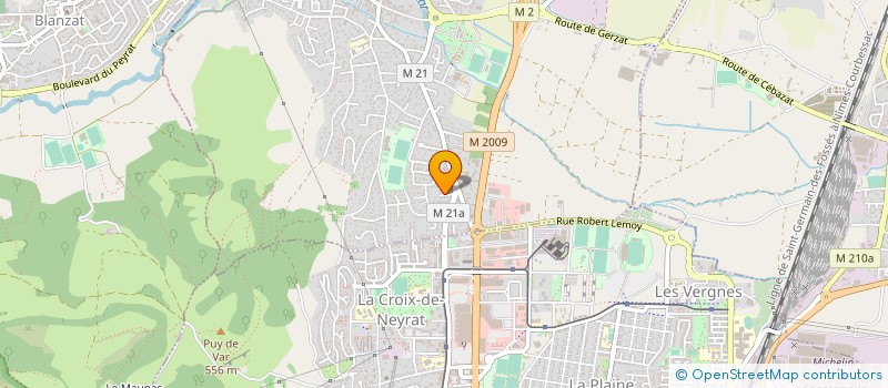 localisation de l'entreprise SCCV DE BRANVILLE  CEBAZAT