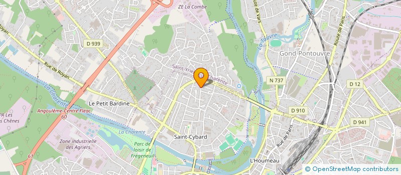 localisation de l'entreprise SCCV DE BRETAGNE à ANGOULEME