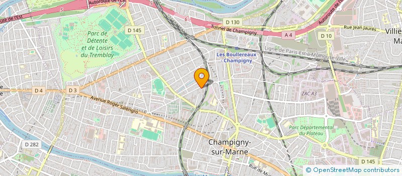 localisation de l'entreprise SCCV DE CHAMPFLEURY  CHAMPIGNY-SUR-MARNE