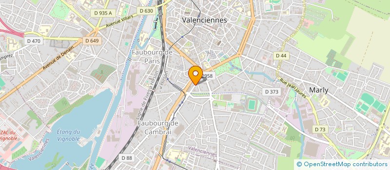 localisation de l'entreprise SCCV DE FERRIERE  VALENCIENNES