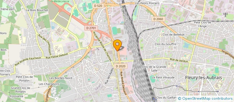 localisation de l'entreprise SCCV DE L'ANGUILLE à FLEURY-LES-AUBRAIS