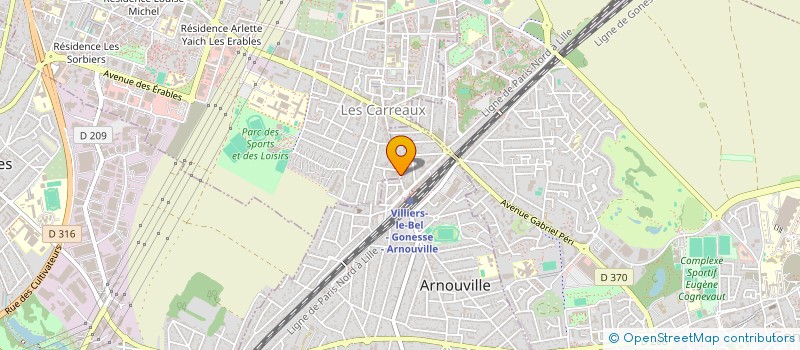 localisation de l'entreprise SCCV DE L'ARC à ARNOUVILLE