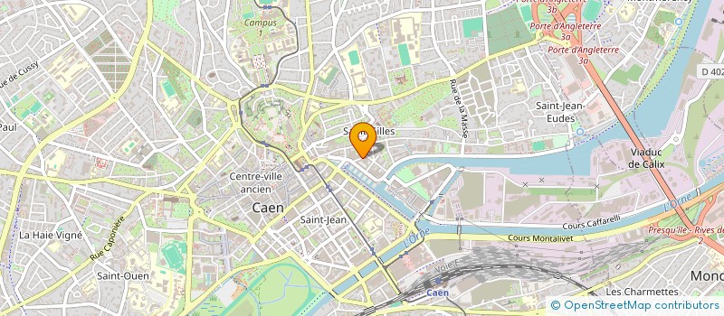 localisation de l'entreprise SCCV DE L'ATHANOR à CAEN